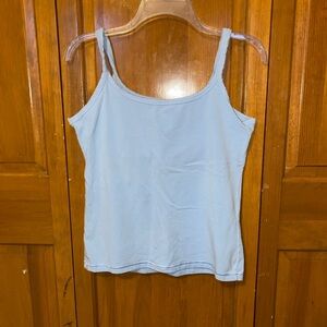 Y2K Blue Cami Tank Top